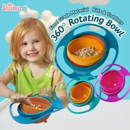 360 Degree Rotate Magic Gyro Bowl