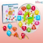 Seton Puzzle Clock Wooden Toy