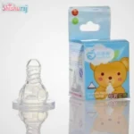 Apple Bear Round Head Soft Silicone Nipple-2pcs - Image 3
