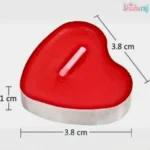 Heart Shaped Love Candle- 10pcs - Image 3
