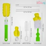 Apple Bear Feeder Cleaning Brush -5Pcs Set - Image 5