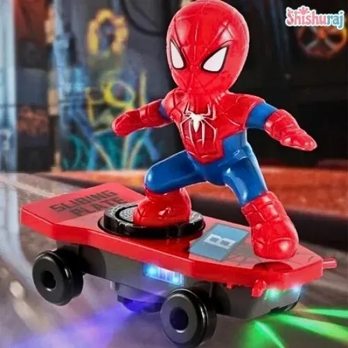 Super Hero Spider Man Stunt Scooter Toy