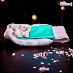 Baby Travel Bed Velvet - Image 2