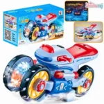 360 Degree Motor Transformer Rotating Toy Bike