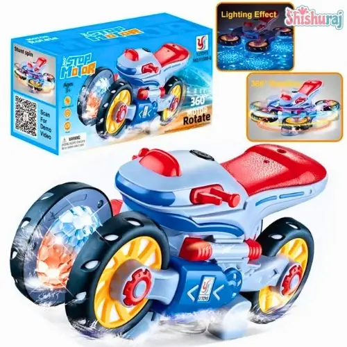 360 Degree Motor Transformer Rotating Toy Bike