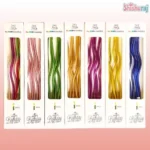 Spiral Metallic Candle 6pcs - Image 2