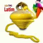 LED Light Spinner Latim Toy Price in Bangladesh | Amazing Lighting Spinning Top with Rope for Kids - Image 2