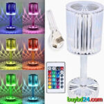 RGB LED Crystal Table Lamp