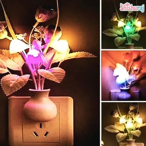 LED Mushroom Night Wall Lamp
