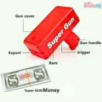 High Speed Supreme Money Gun Toy with Fake Money - Image 5