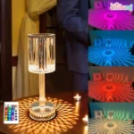 RGB LED Crystal Table Lamp