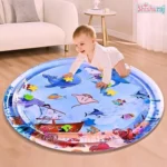 Tummy Time Baby Water Play Mat – 65×65cm - Image 3