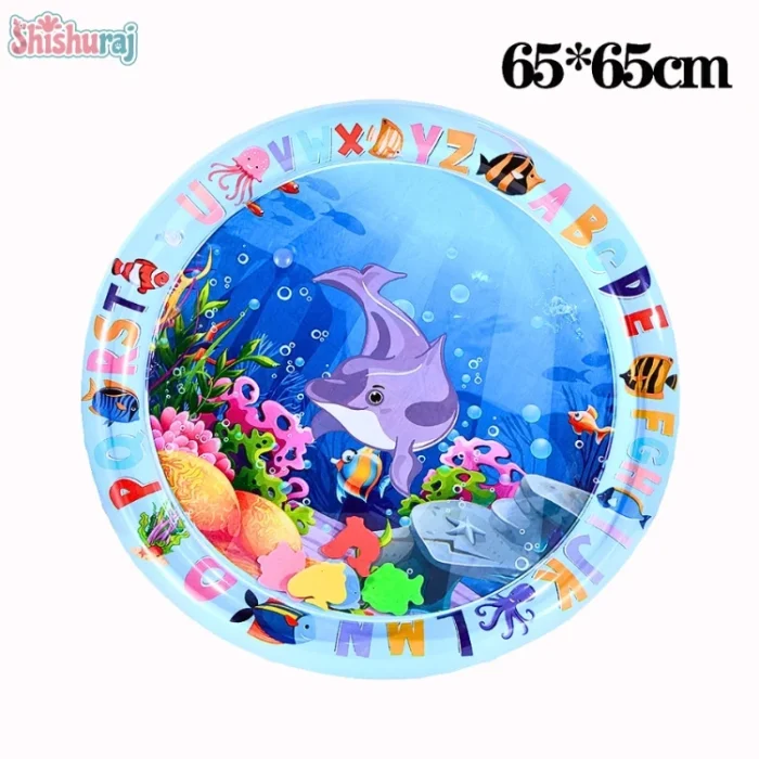 Tummy Time Baby Water Play Mat – 65×65cm - Image 4