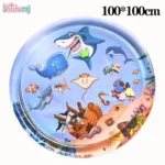 Tummy Time Baby Water Play Mat – 100×100cm - Image 3