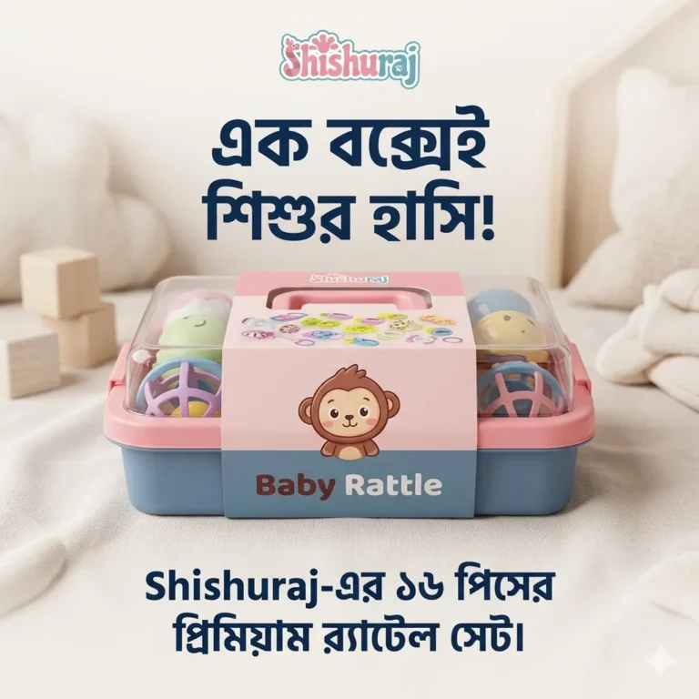 16pcs Baby Rattle Toy Set