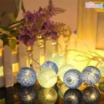 Cotton Ball Fairy Light