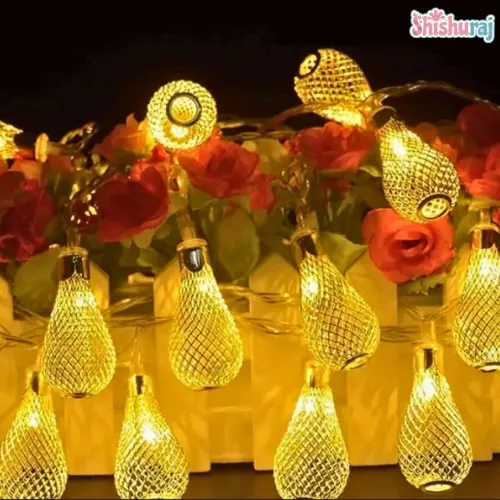 Bulb Shape Metal Fairy Light