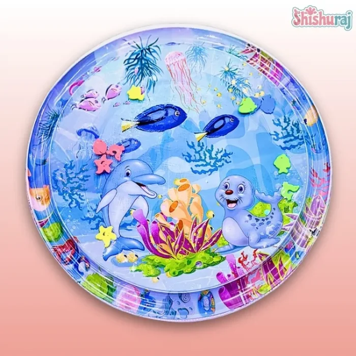 Tummy Time Baby Water Play Mat – 100×100cm - Image 7