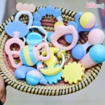 Huanger Baby Rattles & Teether Toy Set