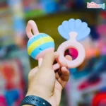 Huanger Baby Rattles & Teether Toy Set Price in Bangladesh | 12pcs Newborn Sensory Toy Kit - Image 4