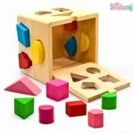 15 Hole Shape Intelligence Box Price in Bangladesh | Educational Shape Sorting Puzzle Toy for Kids BD - Image 2
