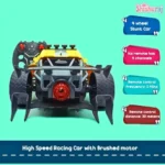 High Speed Racing Rechargeable RC Car Price in Bangladesh | Rechargeable Remote Control Car Toy for Kids - Image 2