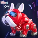 Dance Music Bulldog Robot Toy Price In BD | Intelligent Interactive Dog with Light for Kids | ShishuRaj - Image 3