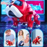 Dance Music Bulldog Robot Toy Price In BD | Intelligent Interactive Dog with Light for Kids | ShishuRaj - Image 5