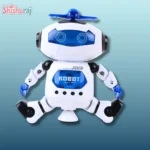 Walking Dancing Robot Toy Price In BD | 360° Spinning LED Light & Music for Toddlers | ShishuRaj - Image 2
