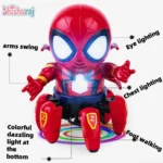 Spider Hero Dancing Robot Toy Price In BD | Musical Light Electric Action Figure for Kids | ShishuRaj - Image 4