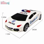 360 Degree Rotating Police Car Toy Price In BD | Light & Music, Auto Door Open Dream Super Car | Shishuraj - Image 3