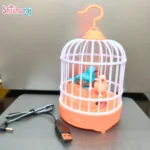 Talking Birds Cage Price In Bangladesh | Voice Sensing Dual Bird Electronic Pet Toy for Kids | ShishuRaj - Image 4