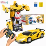 Teton Transform RC Car Robot Price In BD | One Button Deformation, 360° Rotating Drifting | ShishuRaj - Image 2