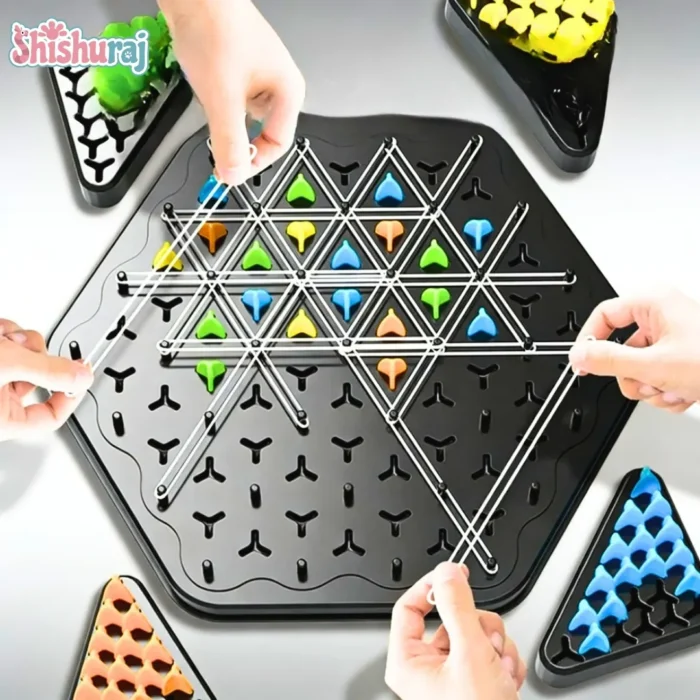 Triangle Chain Chess Puzzle Game Price In BD | Family Parent-Child Logic Board Game | ShishuRaj - Image 3