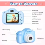X2 Mini Digital Camera for Kids Price In BD | Take Photos & Videos, Cute SLR Toy Camera | ShishuRaj - Image 6