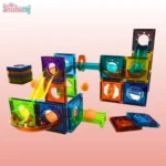Magnetic Building Tiles 43pcs Price In BD | STEM Educational Toy for Kids | ShishuRaj - Image 3