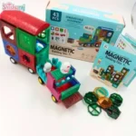 Magnetic Building Tiles 43pcs Price In BD | STEM Educational Toy for Kids | ShishuRaj - Image 4