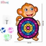 Kids Dart Board Target Game | Montessori Sticky Ball Sports Toy | Indoor Outdoor Play | ShishuRaj - Image 4