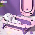 Folding Baby Bathtub with Thermometer & Pillow | Portable Baby Bath Tub Bangladesh | ShishuRaj - Image 3