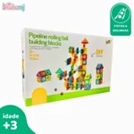 Premium Rolling Ball House Building Blocks 182 Pcs | STEM Marble Run Toy | ShishuRaj - Image 2