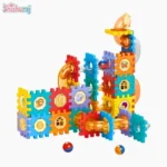 Premium Rolling Ball House Building Blocks 182 Pcs | STEM Marble Run Toy | ShishuRaj - Image 3