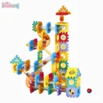 Premium Rolling Ball House Building Blocks 182 Pcs | STEM Marble Run Toy | ShishuRaj
