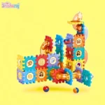 Premium Rolling Ball House Building Blocks 182 Pcs | STEM Marble Run Toy | ShishuRaj - Image 6