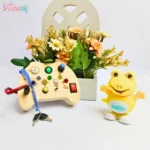 Tinker Pad Montessori Busy Board with LED Light BD | Sensory Learning Toy | ShishuRaj