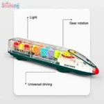 Transparent Gear Train Toy with Lights & Music Price In BD | Baby Educational Toy | ShishuRaj - Image 4