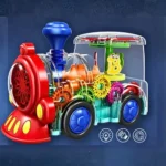 Transparent Gear Train Walking Lights Musical Toy | 3D Kids Toy | ShishuRaj