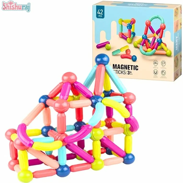 Magnetic Sticks Building Set 42 Pcs