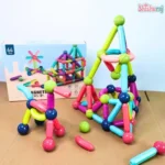 Magnetic Sticks Building Set 64 Pcs