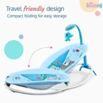 Hu-Baby Rhythmic Baby Rocker Price in BD | Remote Control & Projection Lamp | Vibration & Music | ShishuRaj - Image 3