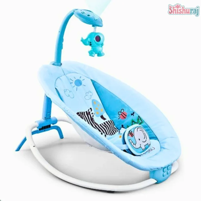 Hu-Baby Rhythmic Baby Rocker Price in BD | Remote Control & Projection Lamp | Vibration & Music | ShishuRaj - Image 9